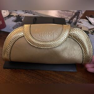 Versace Parfums Golden Clutch Cosmetics Bag
